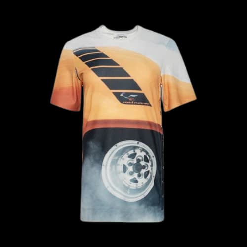 Rabanne Fast Cars Jersey T-Shirt 'Orange'