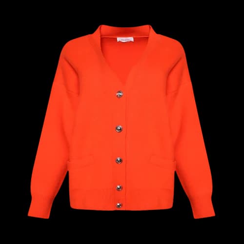 Rabanne Oversized Wool Cardigan 'Orange'