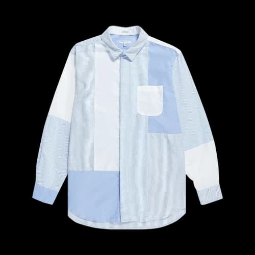 Engineered Garments Combo Short Collar Shirt 'White'