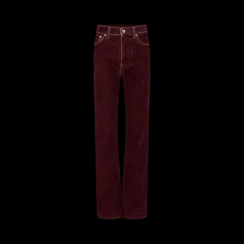 Rabanne Flare Trousers 'Bordeaux'