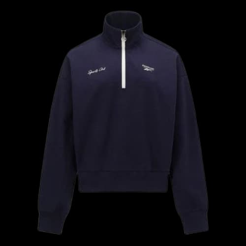 Reebok Sports Club Quarter-Zip Sweatshirt 'Dark Blue' (Women's)