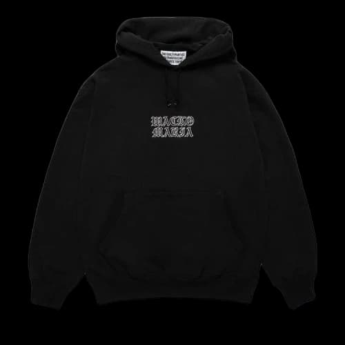 Wacko Maria Middle Weight Pullover Hoodie (Type-2) 'Black'
