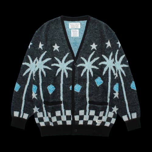 Wacko Maria Mohair Cardigan (Type-3) 'Black'