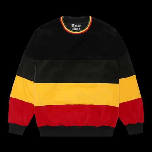 Wacko Maria Velveteen Pullover Jacket 'Black'