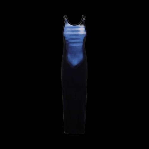 Jean Paul Gaultier The Long Strapped Le Male Dress 'Black/Blue'
