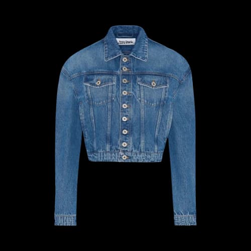 Jean Paul Gaultier Buttoned Denim Jacket 'Blue'