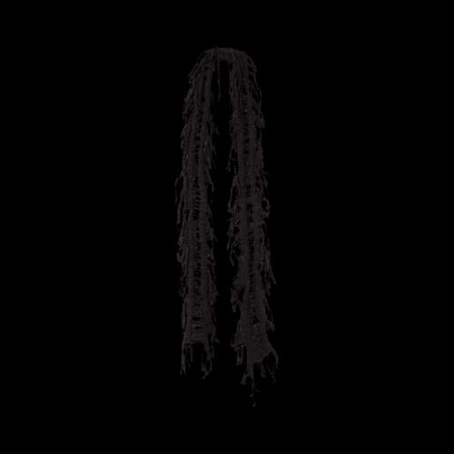 Ann Demeulemeester Pollux Fringed Stole 'Black'