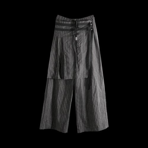 Ann Demeulemeester Marke Comfort Lounge Pants 'Black/White/Red'