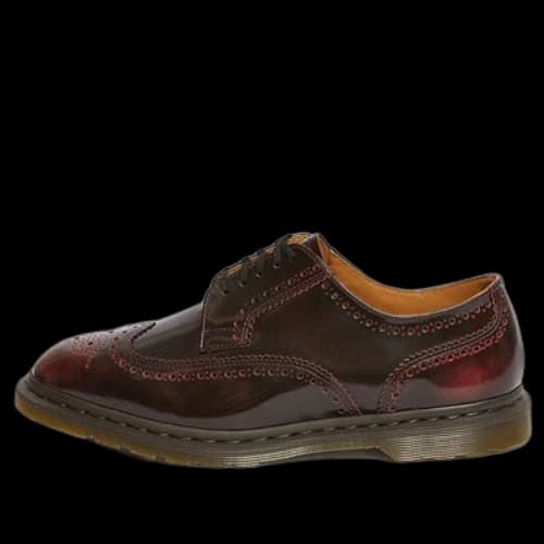 Dr. Martens Kelvin II Arcadia Leather Brogue Shoes 'Cherry Red'