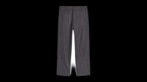 The Elder Statesman Stripe Slacker Pant Granite/Multicolor