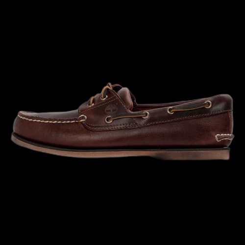 Timberland 3-Eye Lug Handsewn Boat Shoe 'Dark Brown'