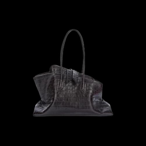 The Attico La Passeggiata Top Handle Bag 'Coffee'
