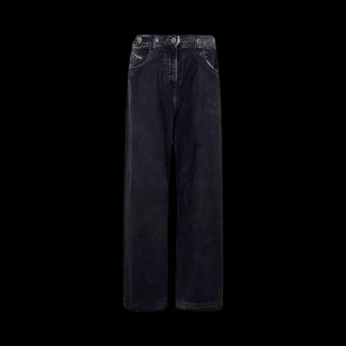 The Attico Wide Leg Jeans 'Navy Blue'