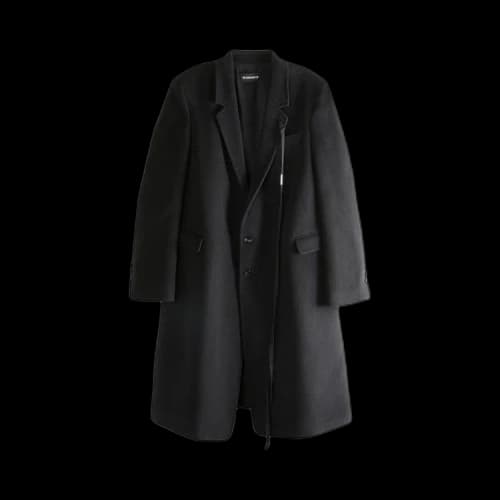 Ann Demeulemeester High Comfort Tailored Coat 'Black'