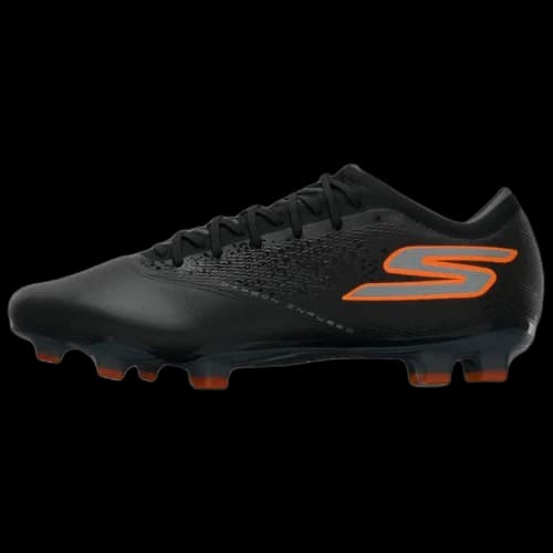 Skechers RAZOR 1.5 ELITE Soccer Shoes Men's Black Orange