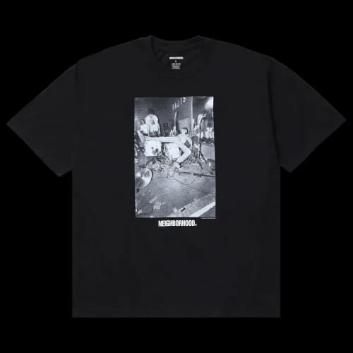 Neighborhood x Charles Peterson Short-Sleeve Tee 3 'Black'