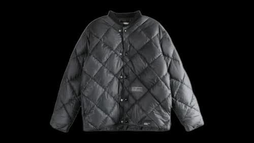 Neighborhood Quilted Classic Down Jacket Black