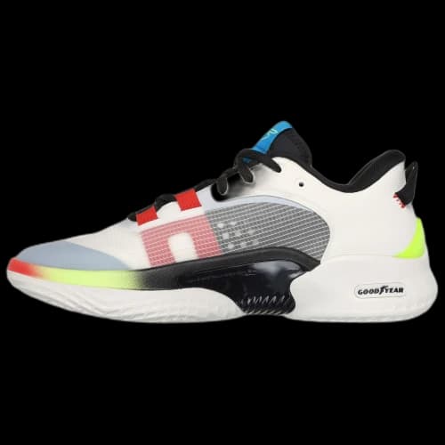 Skechers SKX Resagrip Low top Basketball Shoes Men's White Black