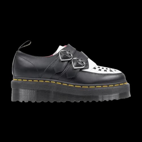 Lazy Oaf x Dr. Martens Buckle Creeper Low 'Black White'