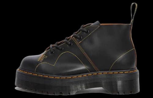 Dr. Martens Church Platform Monkey Boot Black