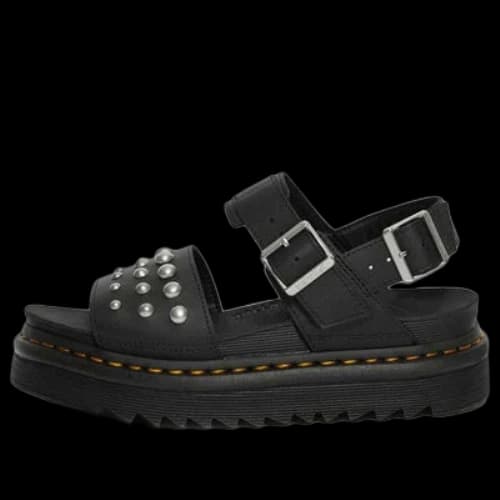 Dr. Martens Voss Leather Studded Sandals 'Black' (Women's)