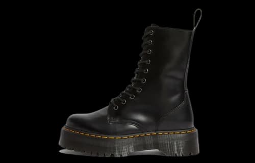 Dr. Martens Jadon High Smooth Leather Platform Boot 'Black'