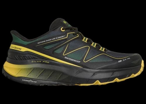 Skechers Slip-ins John Deere Waterproof Relaxed Fit D'Lux Pro Reel Cutting Black Green