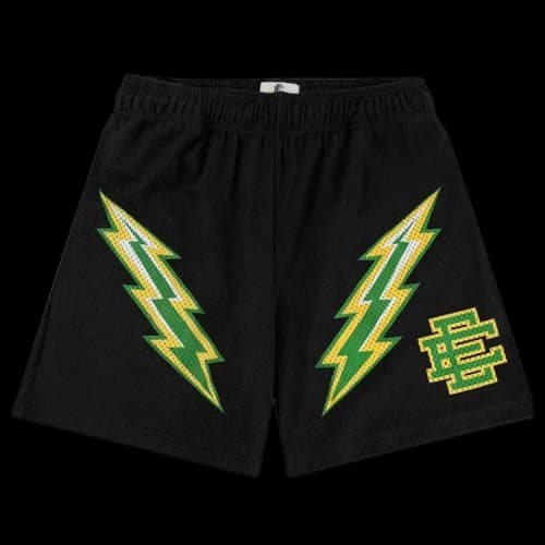 Eric Emanuel Basic Shorts 'Black/Green'
