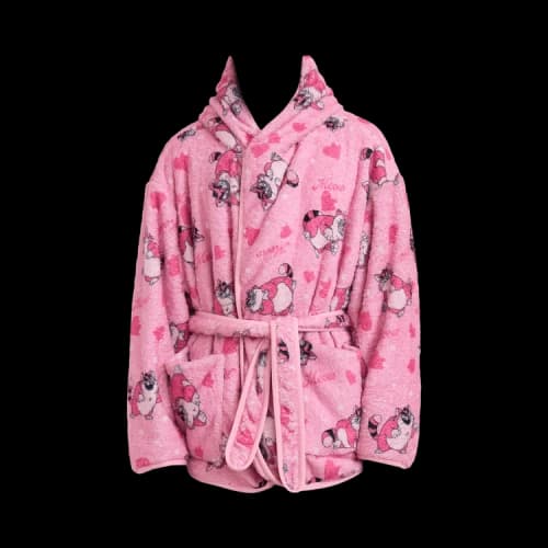 Doublet Cartoon Print Blanket Coat 'Pink'