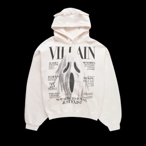 Doublet Villain Cover Print Hoodie 'White'