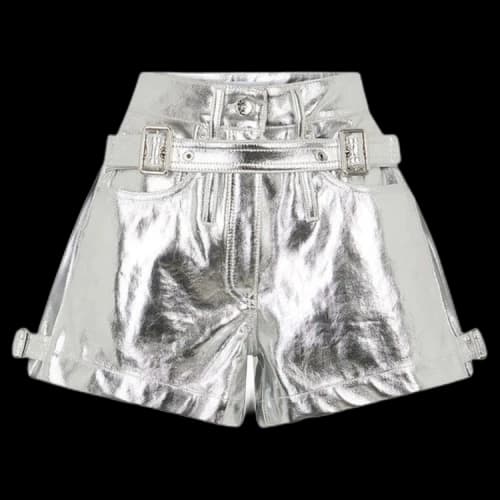Rabanne Mini Shorts 'Silver'