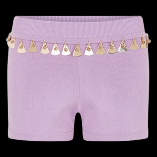 Rabanne Tassel Trim Knitted Shorts 'French Lavander'