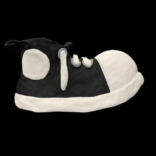 Bravest Studios Clay Shoe 'Black White'