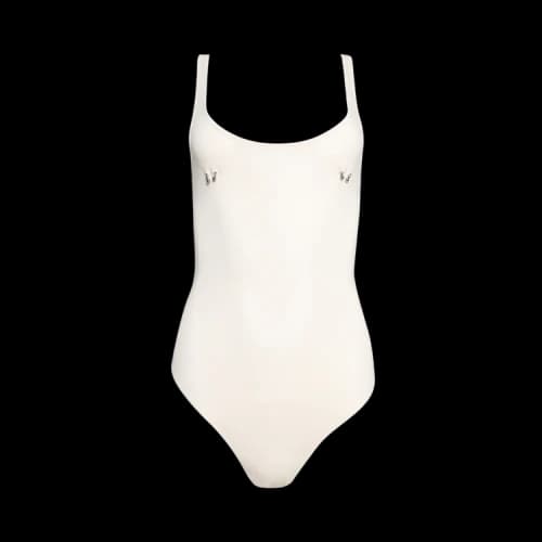 Mugler Bodysuit 'Snow'