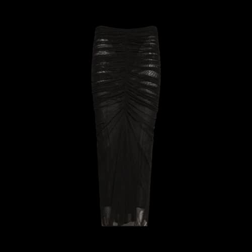 Mugler Midi Skirt 'Black'