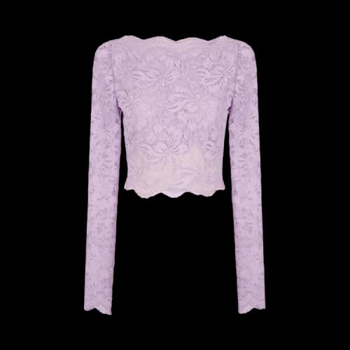 Rabanne Lace Crop Top 'French Lavander'