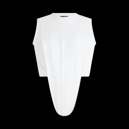 Jean Paul Gaultier Cotton Twisted Tee Body 'White'