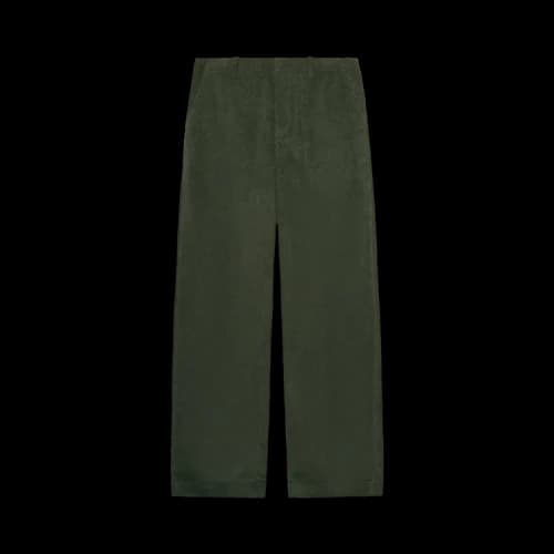 The Elder Statesman Waffle Cord Carpenter Pant 'Cypress'