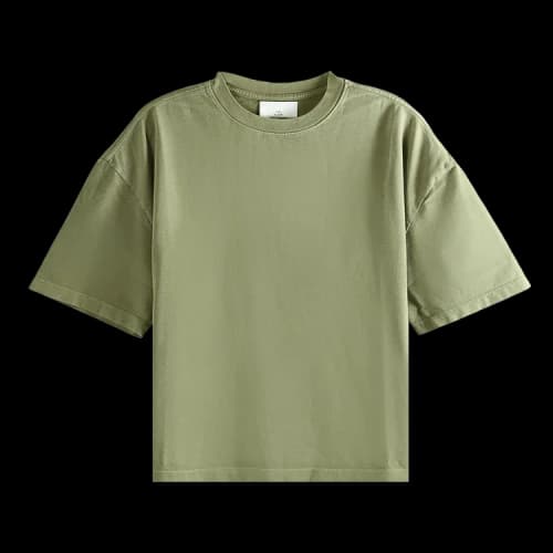The Elder Statesman Playa Boxy Tee 'Moss'
