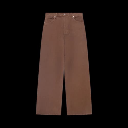 The Elder Statesman Evie Baggy Jean 'Wenge'
