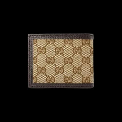 Gucci GG Monogram Bifold Wallet 'Beige/Ebony'