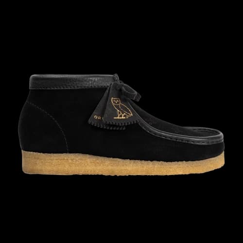 OVO x Clarks Wallabee 'Black'