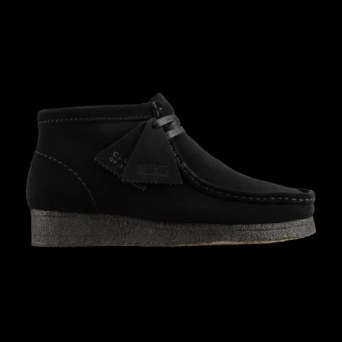 Clarks Wallabee Boot 'Black Suede' (Women's)