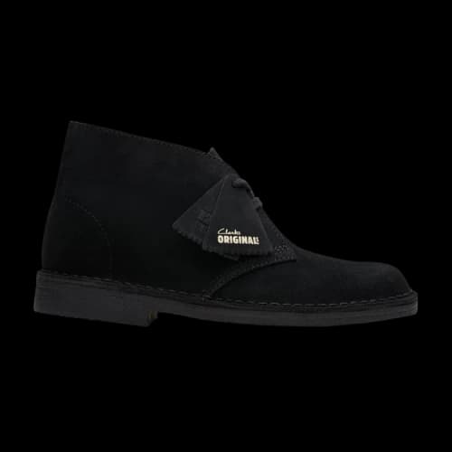 Clarks Desert Boot 'Black Suede' (Women's)