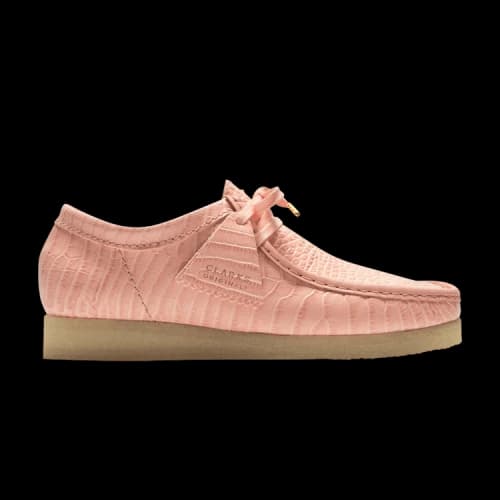 Clarks Packer Shoes x Wallabee 'Pink Croc'