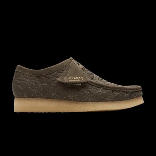 Clarks Wallabee 'Olive Quilted'