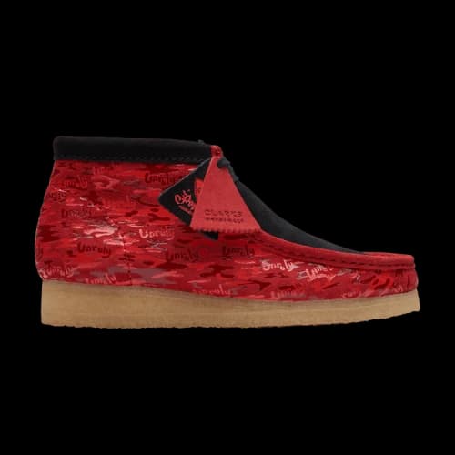 Clarks Popcaan x Wallabee 'Red Camo'