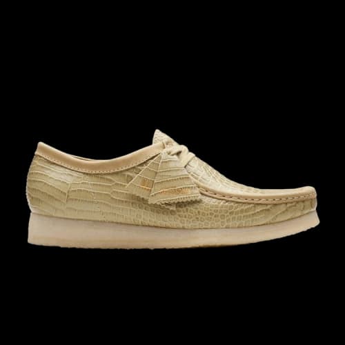 Clarks Wallabee 'Maple Croc'