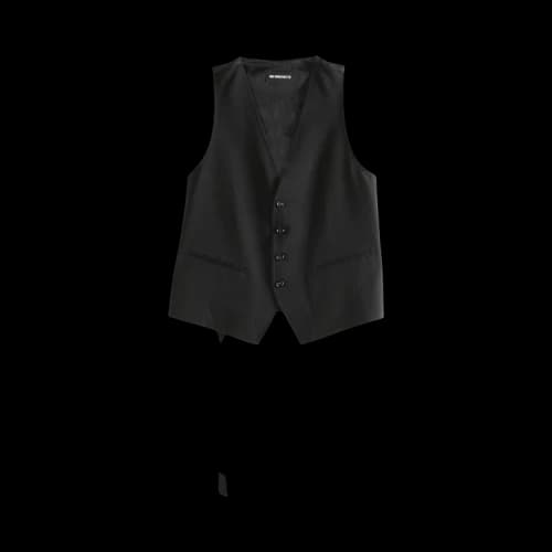 Ann Demeulemeester Charlotte Classic Waistcoat 'Black'