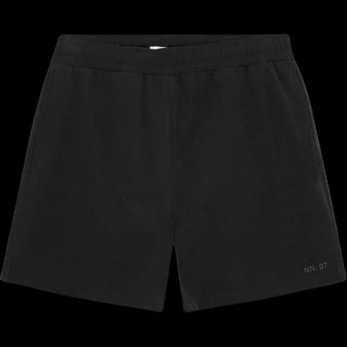 NN07 Swimming Shorts Men's Black Moderate Straight Fit Pants